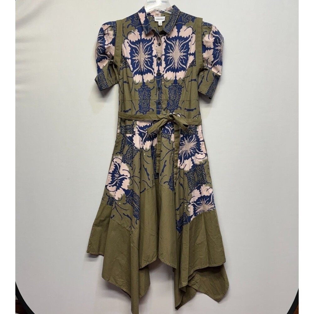 NWT Making the Cut Women Season 2 Self Tie Dress Size Medium Floral D113 -14
